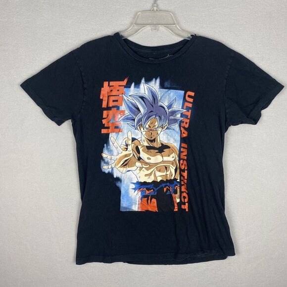 Dragon Ball Shirt Mens Large Black Short Sleeve Broly Movie Ultra Instinct Super - Picture 1 of 6